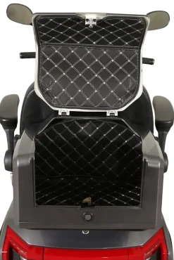 GreenStreet Elektromobil E-Mover Deluxe 1000 W 20 km/h dunkelgrau inkl. Topcase und Dach