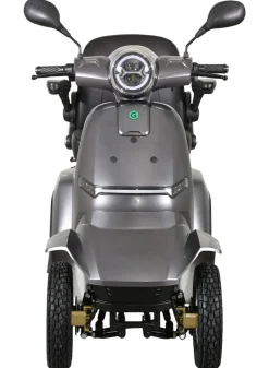 GreenStreet Elektromobil E-Mover Deluxe 1000 W 20 km/h dunkelgrau inkl. Topcase