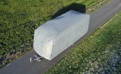 GreenYard Abdeckplane für Wohnwagen oder Wohnmobile Größe XXL 730 x 250 x 220 cm