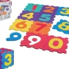 Happy People Bunte EVA-Zahlenpuzzlematte 10-teilig (Zahlen: 0-9)