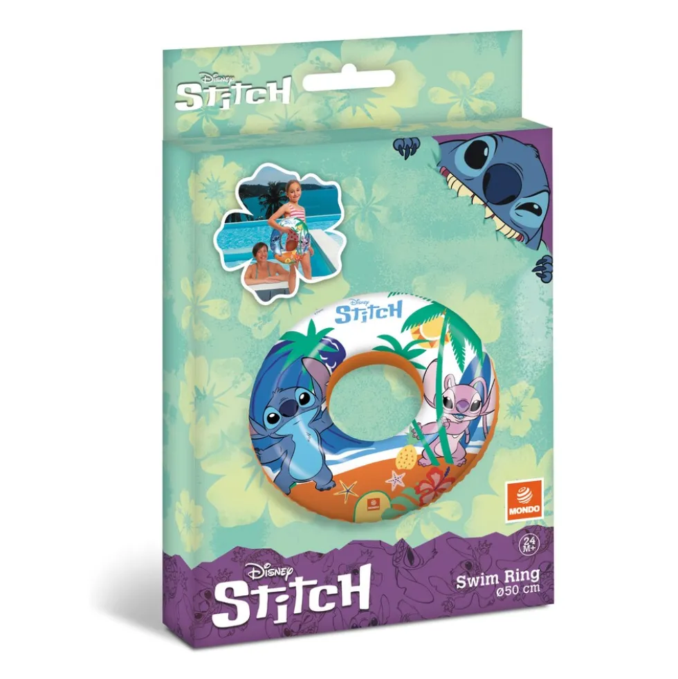 Happy People - Disney Stitch - Schwimmring (Ø 50cm) Schwimmreifen Wasserring Schimmhilfe Kinder