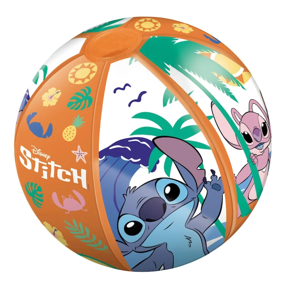Happy People - Disney Stitch - Strandball (Ø 50cm) Wasserball Spielball Ball Kinder Badespaß