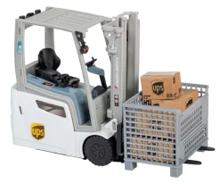 Happy People - Ferngesteuerter Gabelstapler - UPS Jungheinrich EFG 216 K Li-Ion (1:16) Spielzeuggabelstapler Stapler