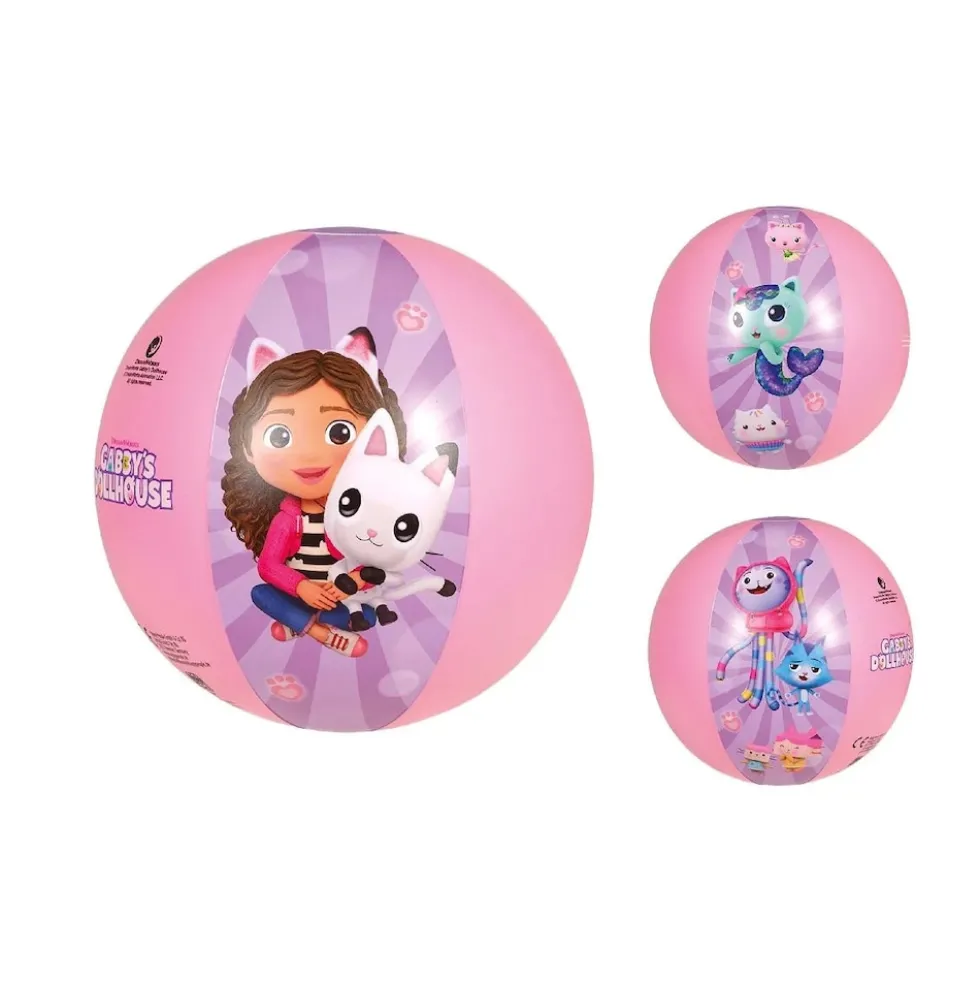 Happy People Gabby's Dollhouse Strandset Schwimmring Matratze Strandball Ball