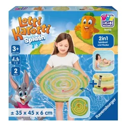Happy People 16693 - Lotti Karotti Kinderluftmatratze - Das flotte Hasenlabyrinth
