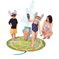 Happy People 16694 - Lotti Karotti Sprinklermatte - Das erfrischende Hasenrennen (151x60cm)