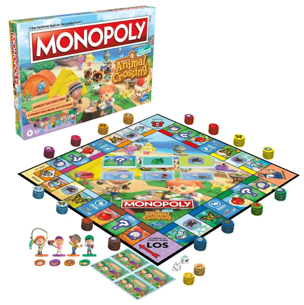 Hasbro - Monopoly - Animal Crossing New Horizons Brettspiel Gesellschaftsspiel