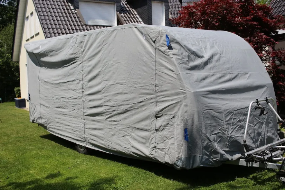 HC Outdoor Wohnwagen Abdeckplane Größe S 460 x 250 x 220 cm