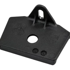 Hebie GFK Adapterplatte für Mittelbauständer Fahrradständer Montage Adapter Ständer Ständerplatte Platte universal