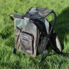 highfeld® Sitzrucksack Ansitzrucksack mit Hocker camouflage Campinghocker Angelhocker Falthocker