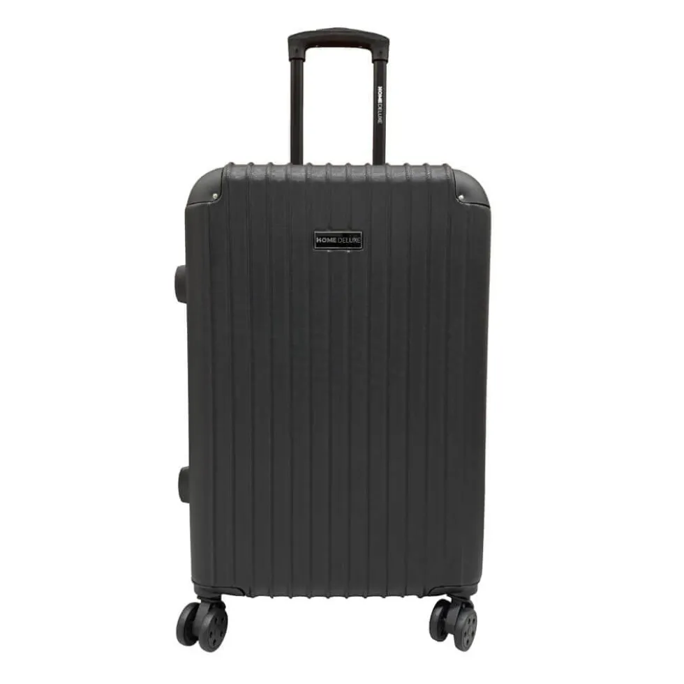 HOME DELUXE Reisekoffer Set VAYA – 3-teilig, Schwarz