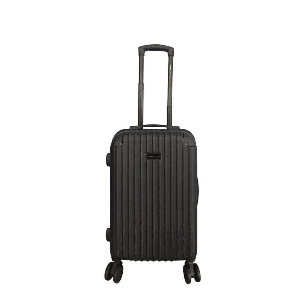 HOME DELUXE Reisekoffer Set VAYA – 3-teilig, Schwarz