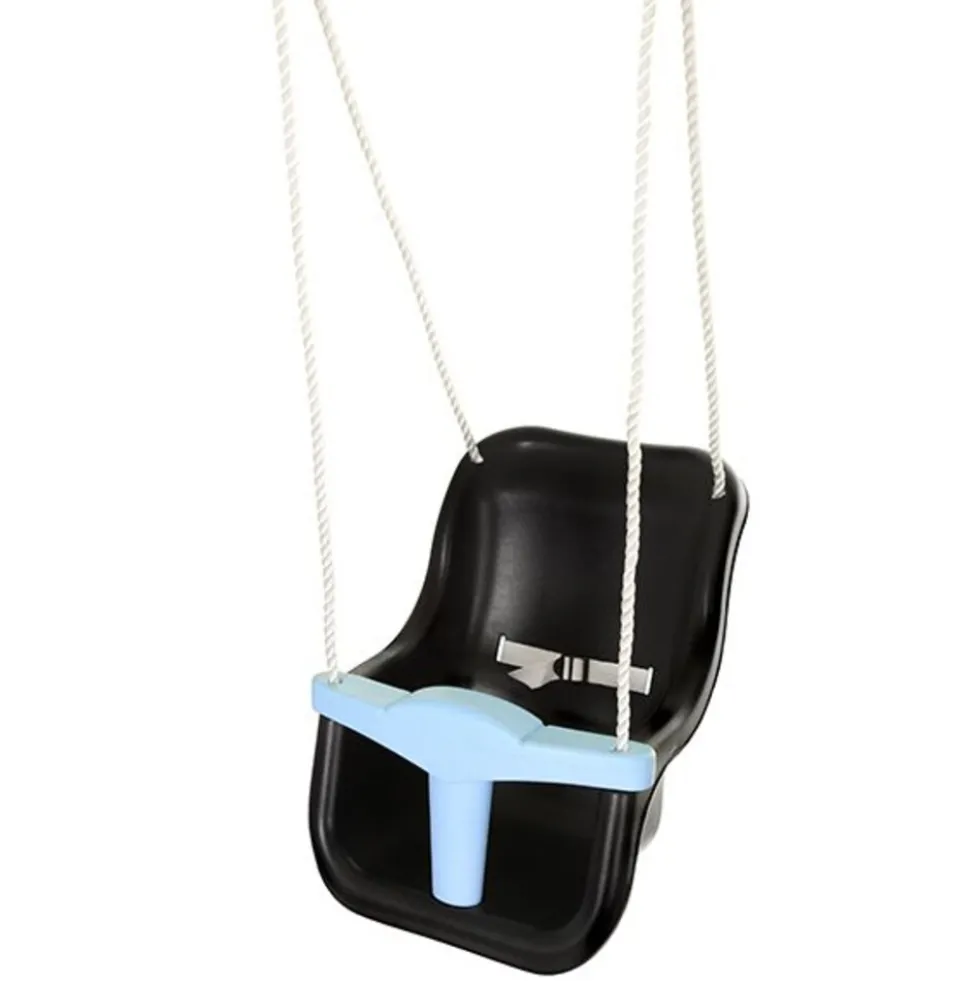 Hörby Bruk Babyschaukel Kinderschaukel Schaukel Kunststoff schwarz blau-4033
