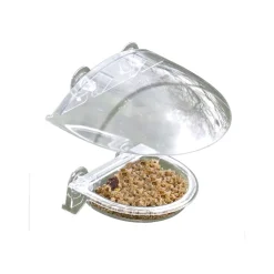 HTI-Living Vogelfutterhaus Nessa transparent 2-teilig