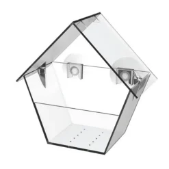 HTI-Living Vogelfutterhaus Nessa transparent 1-teilig