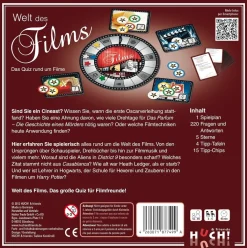 Huch! - Quizspiel - Welt des Films Gesellschaftsspiel Familienspiel Brettspiel Filme Quiz Kino Film