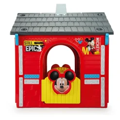 INJUSA Disney Mickey Mouse Spielhaus für Kinder ab 3-6 Jahren – Kinderhaus Spielzeughaus mit Fenster, Tür & Außentheke