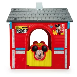 INJUSA Disney Mickey Mouse Spielhaus für Kinder ab 3-6 Jahren – Kinderhaus Spielzeughaus mit Fenster, Tür & Außentheke