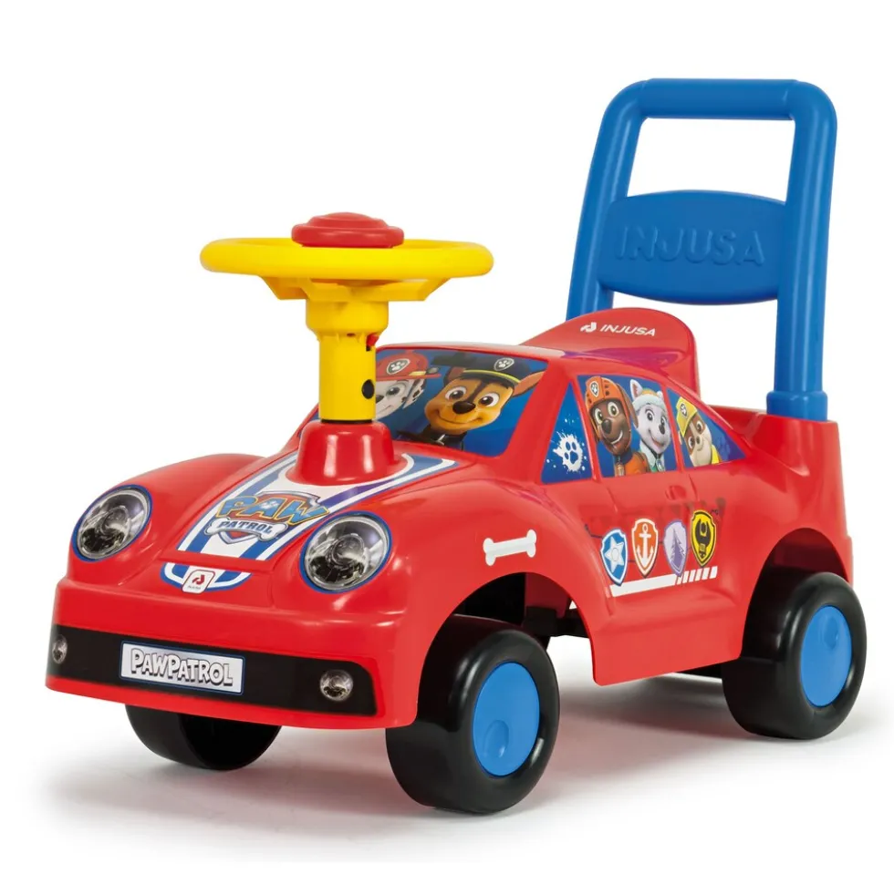 INJUSA Paw Patrol Racing Rutscher für Kinder ab 1 Jahr Lauflernspielzeug mit Marshall Lenkrad & Hupe – Ergonomisches Kinderauto mit Griff