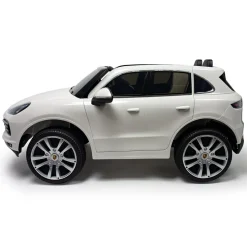 INJUSA Porsche Cayenne 12V Elektroauto für Kinder ab 3 Jahren – Elegantes SUV-Spielzeugauto mit Fernbedienung, Licht & Sound