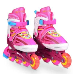 Inliner Kinder Trina 3 in 1, Größe M 34-37 verstellbar, PU Rollen, 608ZB Lager