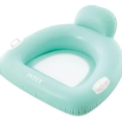 INTEX 56801EU Pillow Float Lounge aufblasbare Schwimmliege Netzsitz Schwimsessel grün