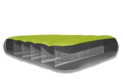 INTEX 64097NP - Luftbett - Dura-Beam Truaire inkl. USB-Luftpumpe (grün, 76x191x17cm) Luftmatratze Campingbett