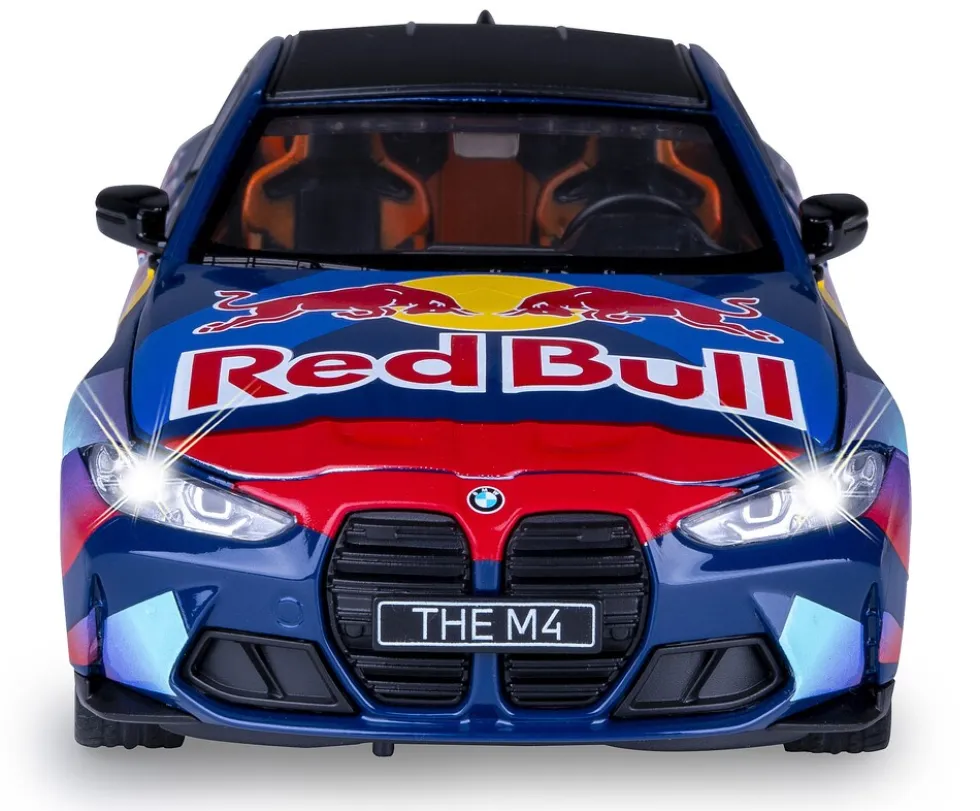 JAMARA BMW M4 Diecast 1:24 blau inkl. Knopfzellen