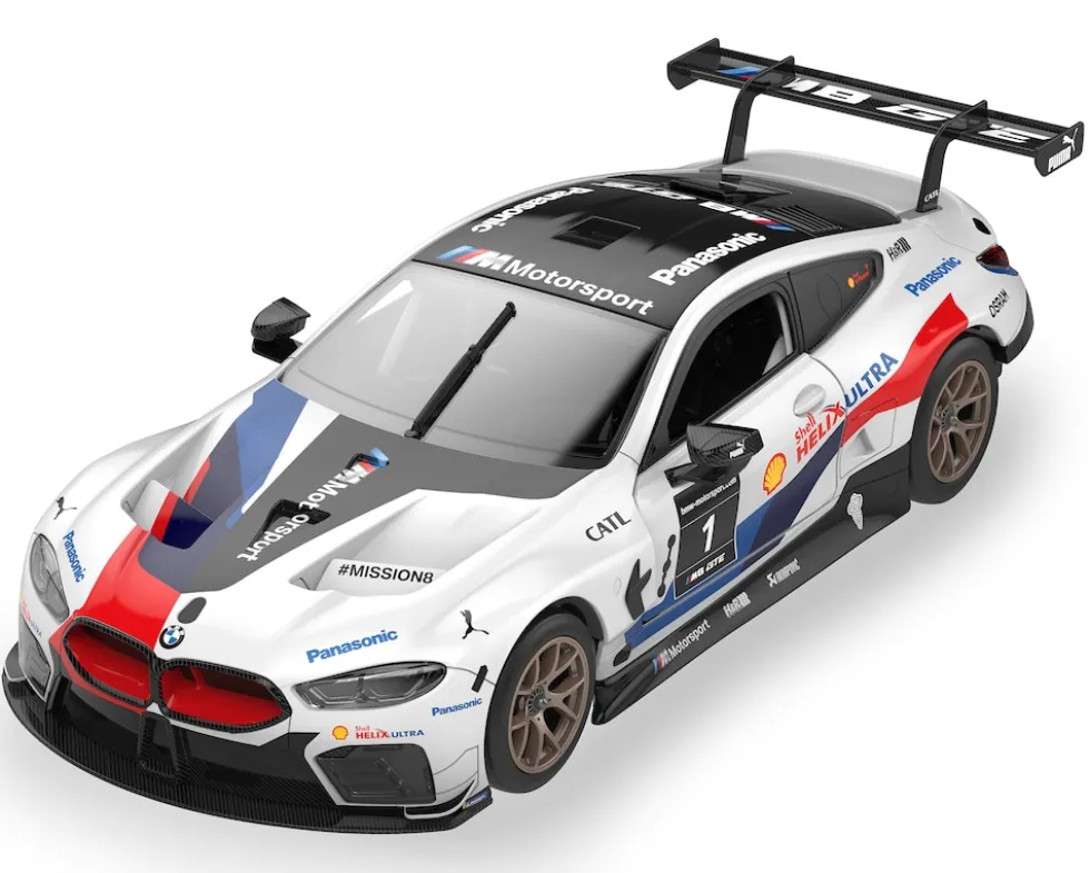 JAMARA BMW M8 GTE 1:18 weiß 2,4GHz Bausatz