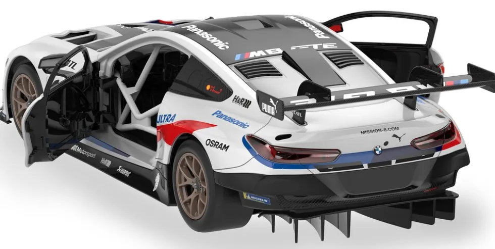 JAMARA BMW M8 GTE 1:18 weiß 2,4GHz Bausatz