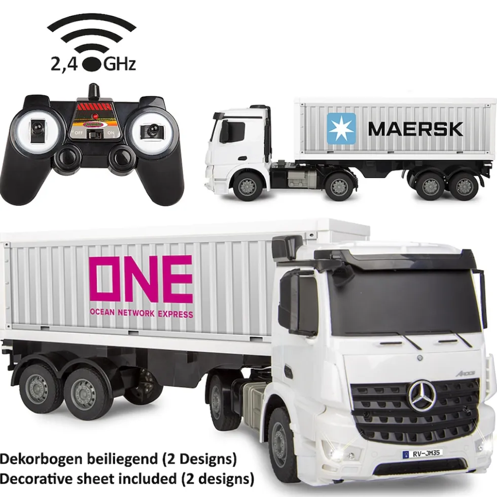 JAMARA Container LKW Mercedes-Benz Arocs 1:26 2,4GHz