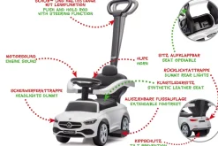 JAMARA Rutscher Mercedes-Benz C-Class weiß 3in1