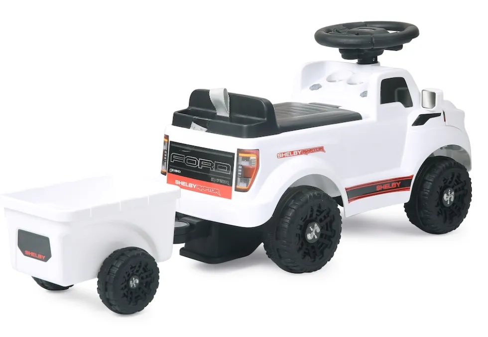 JAMARA Rutscher Shelby Ford F-150 Raptor mit Anhänger weiß