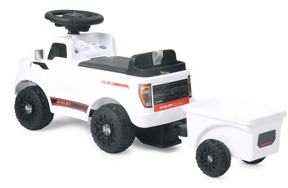 JAMARA Rutscher Shelby Ford F-150 Raptor mit Anhänger weiß