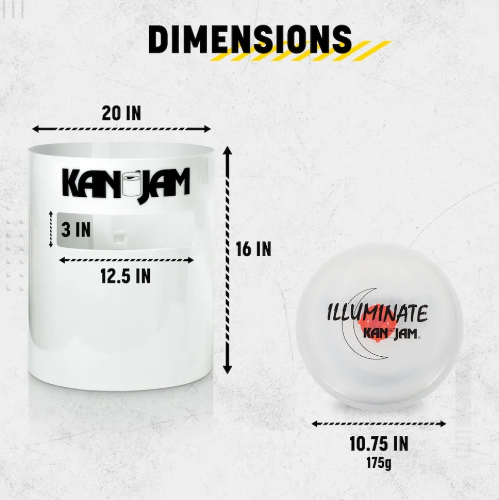 KanJam Game Illuminate Set -13 farbig beleuchtete Discs - auch im Dunkeln