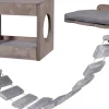 Katzenmöbel-Set mit Leiter, Höhle und Liegefläche