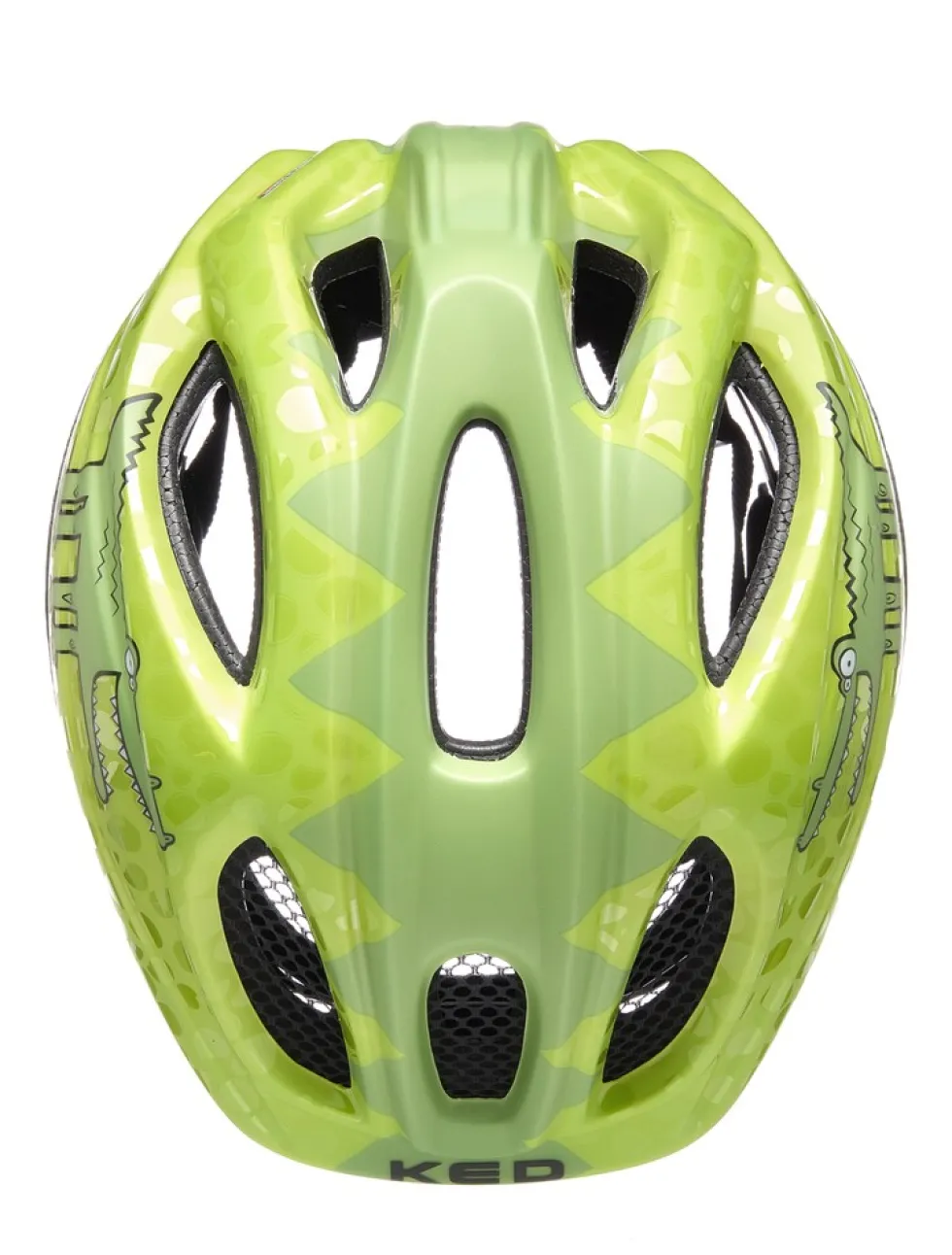 KED Kinderhelm MEGGY II TREND, GREEN CROCO GLOSSY