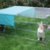 Kerbl Freilaufgehege 144x112x60 cm Gehege für Hasen Kaninchen Auslaufgehege