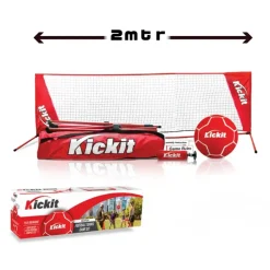 Kickit Fußball Tennis Game Set Netzbreite 2 m inkl. Pumpe u. Tasche