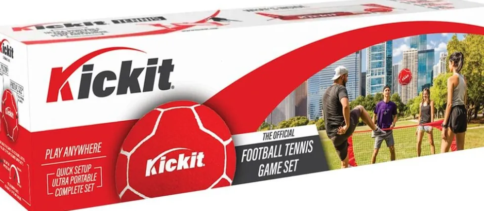 Kickit Fußball Tennis Game Set Netzbreite 2 m inkl. Pumpe u. Tasche