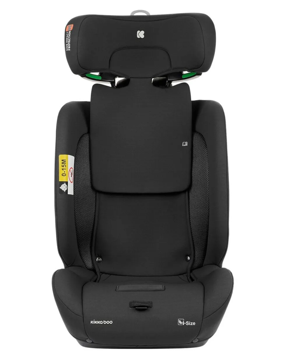 Kikka boo Kindersitz i-Flit i-Size (76-150cm) Isofix Kopfstütze verstellbar SPS schwarz