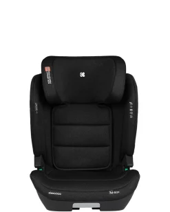 Kikkaboo Kindersitz i-Scout i-Size (100 - 150 cm) Kopfstütze verstellbar Isofix schwarz