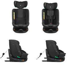 Kikka boo Kindersitz i-Van i-Size (40-150cm) Isofix Gruppe 0+/1/2/3 Kopfstütze schwarz