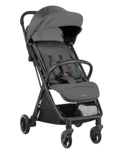 Kikkaboo Kinderwagen Buggy Lauren verstellbar faltbar Aluminiumrahmen bis 22 kg dunkelgrau