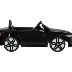 Kinder-Elektroauto BMW i4, Fernbedienung, LED-Beleuchtung, Soft-Start-Funktion (Schwarz)