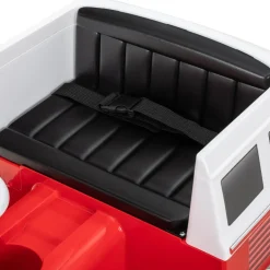 Kinder-Elektroauto VW T1 Camper Bus, Bremsautomatik, 3-5 km/h, Soft-Start, LED, Fernbedienung