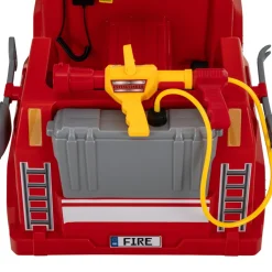 Kinder-Elektro-Feuerwehrauto LF112, Wasserspritze, Sirene, Sprechanlage, Einsatzlicht, 50W, MP3