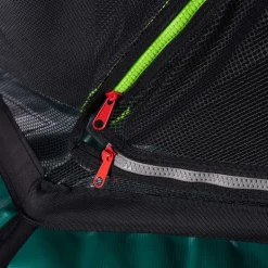 KINETIC SPORTS Trampolin Federlos-Design 'Bungee Safety Elite' - Outdoor Gartentrampolin für Kinder | Dunkelgrün Ø 244 cm Ø 244 cm
