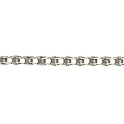 KMC HL1 Wide Silver Fahrradkette 1 fach 100 Glieder 1/2" x 1/8" Singlespeed Nabenschaltung Half Link Halbglied Fahrrad Kette