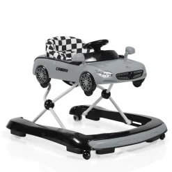 Lauflernhilfe Cabrio 2 in1 Auto-Design höhenverstellbar Armaturenbrett mit Licht grau/schwarz